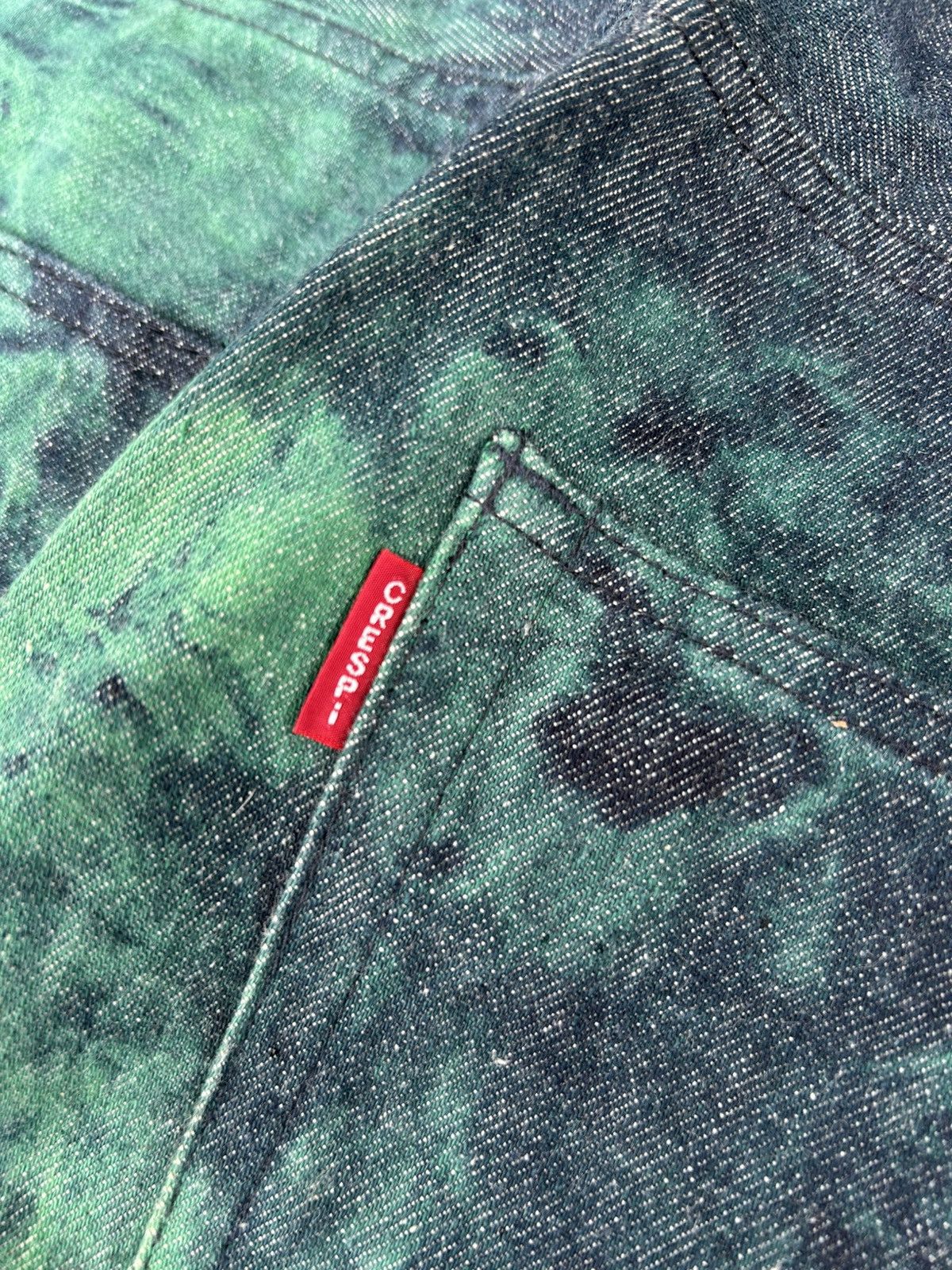 Kapital Vintage Japanese Brand Crespi Punk Bondage Denim Jeans ☠️🎌 Size US 27 - 3 Thumbnail