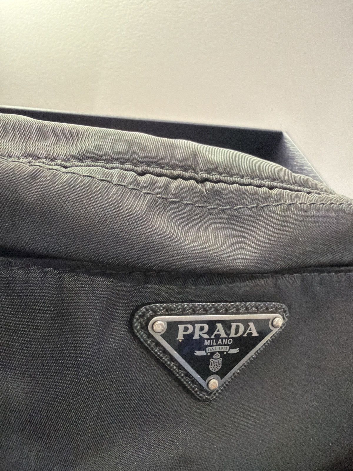 Prada Prada Re-Edition Black Re-Nylon- Excellent Condition Size ONE SIZE - 7 Thumbnail