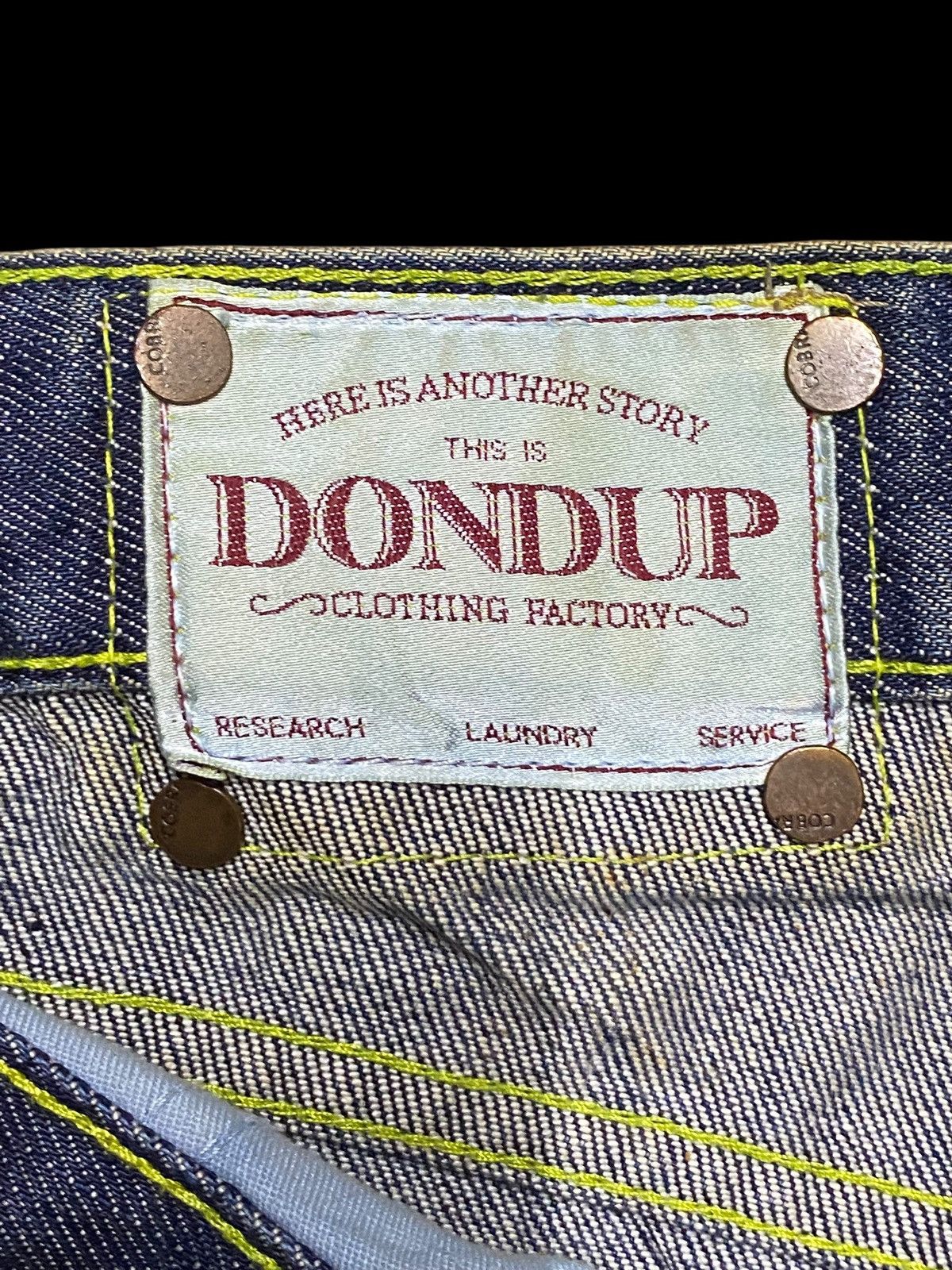 Kapital Dondup Distressed Wide Leg Jeans Vintage Washed Denim Size US 34 / EU 50 - 14 Thumbnail