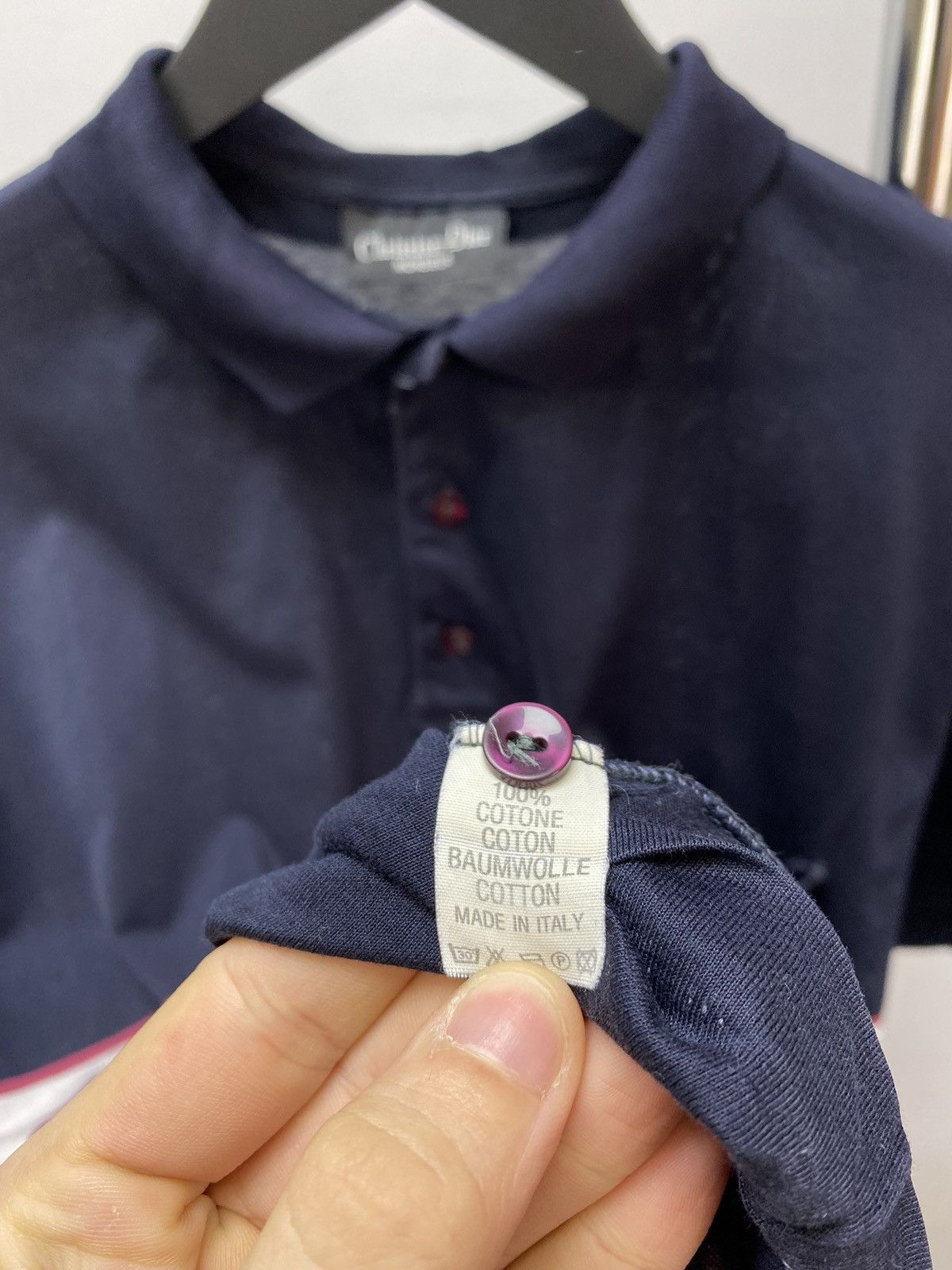 Christian Dior Monsieur Rare Vintage Christian Dior Monsieur Blue Polo T shirt Size US L / EU 52-54 / 3 - 19 Thumbnail