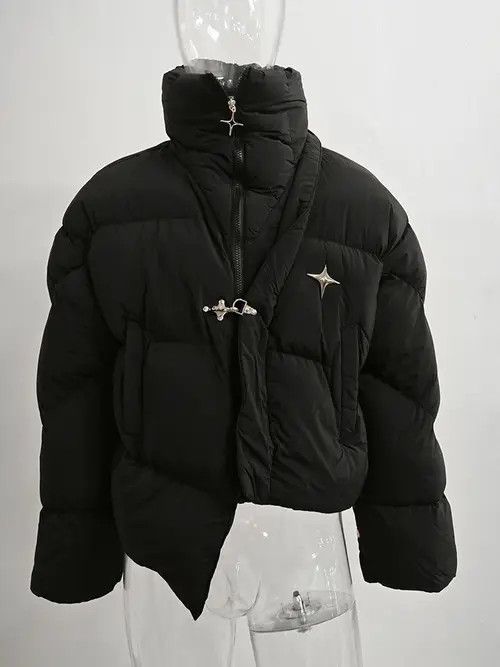 Designer Kitajima x Emi Winter design loose jacket coat high neck Size US L / EU 52-54 / 3 - 5 Thumbnail