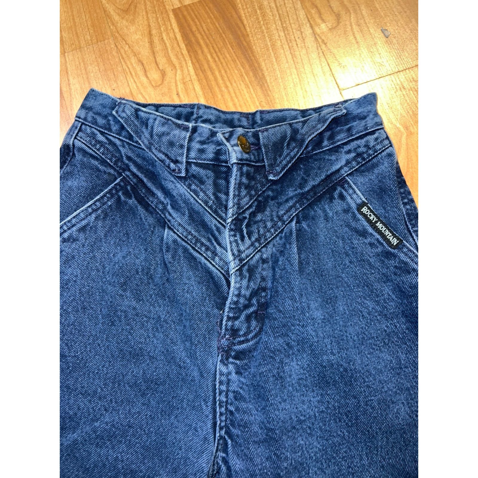 Vintage Vintage Womens Rockies Jeans High Rise Denim Bareback 5/6 Size 28" / US 6 / IT 42 - 4 Thumbnail
