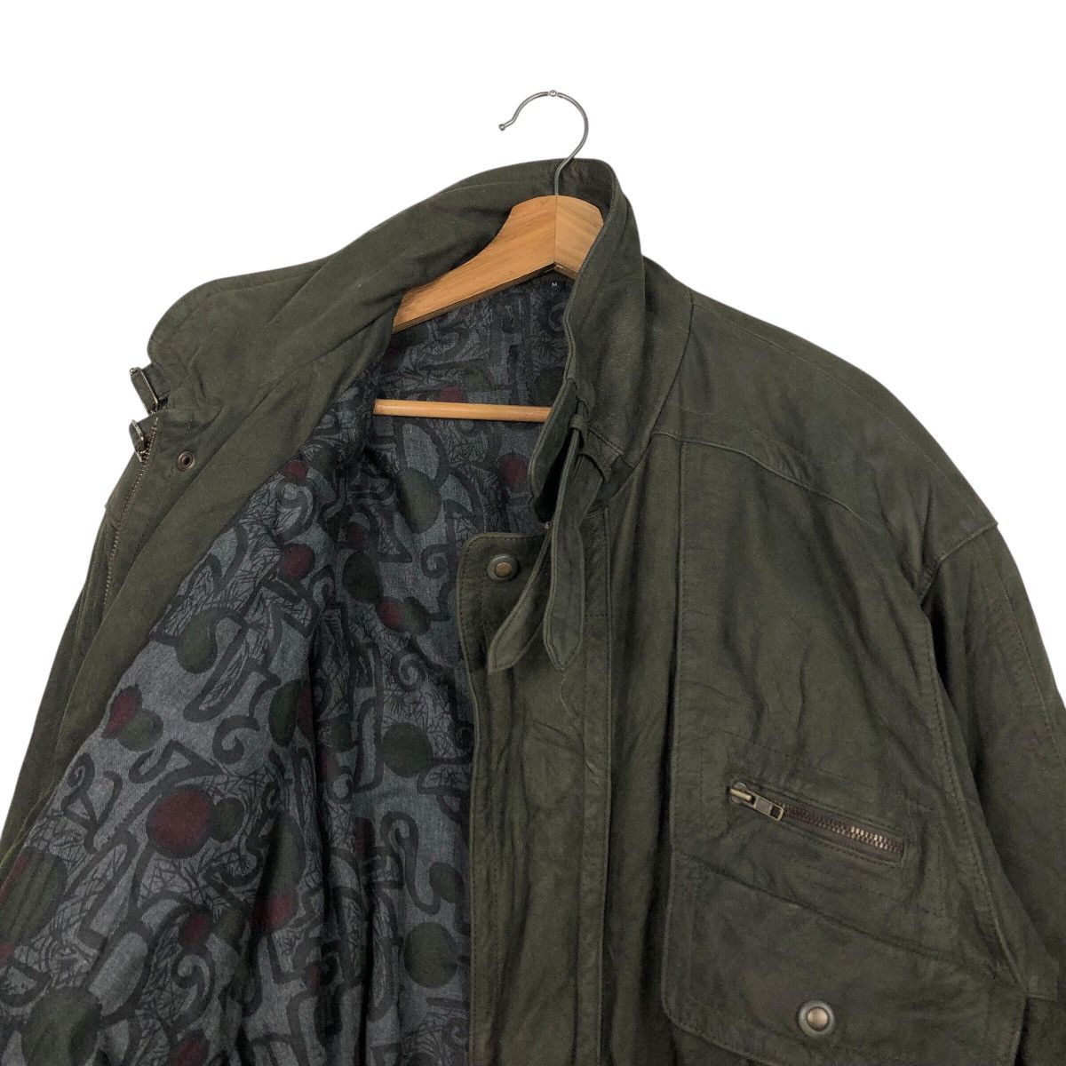 Japanese Brand 📌Vintage Leather Jacket Blanket Unbranded Jpn Issey Miyake Size US M / EU 48-50 / 2 - 13 Thumbnail