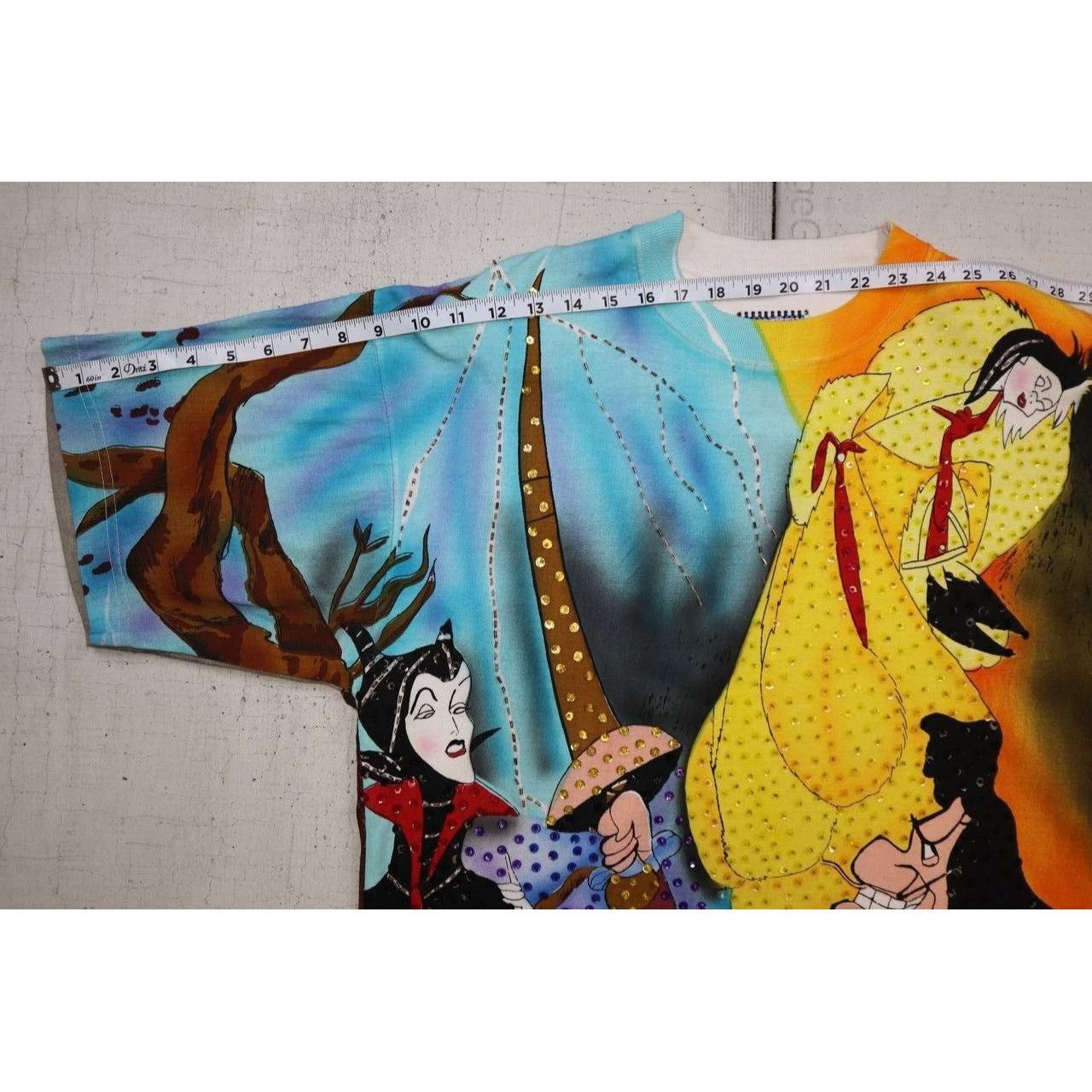 Disney Vintage 90s Disney Villains All Over Print Cartoon Art XL Size US XL / EU 56 / 4 - 6 Thumbnail