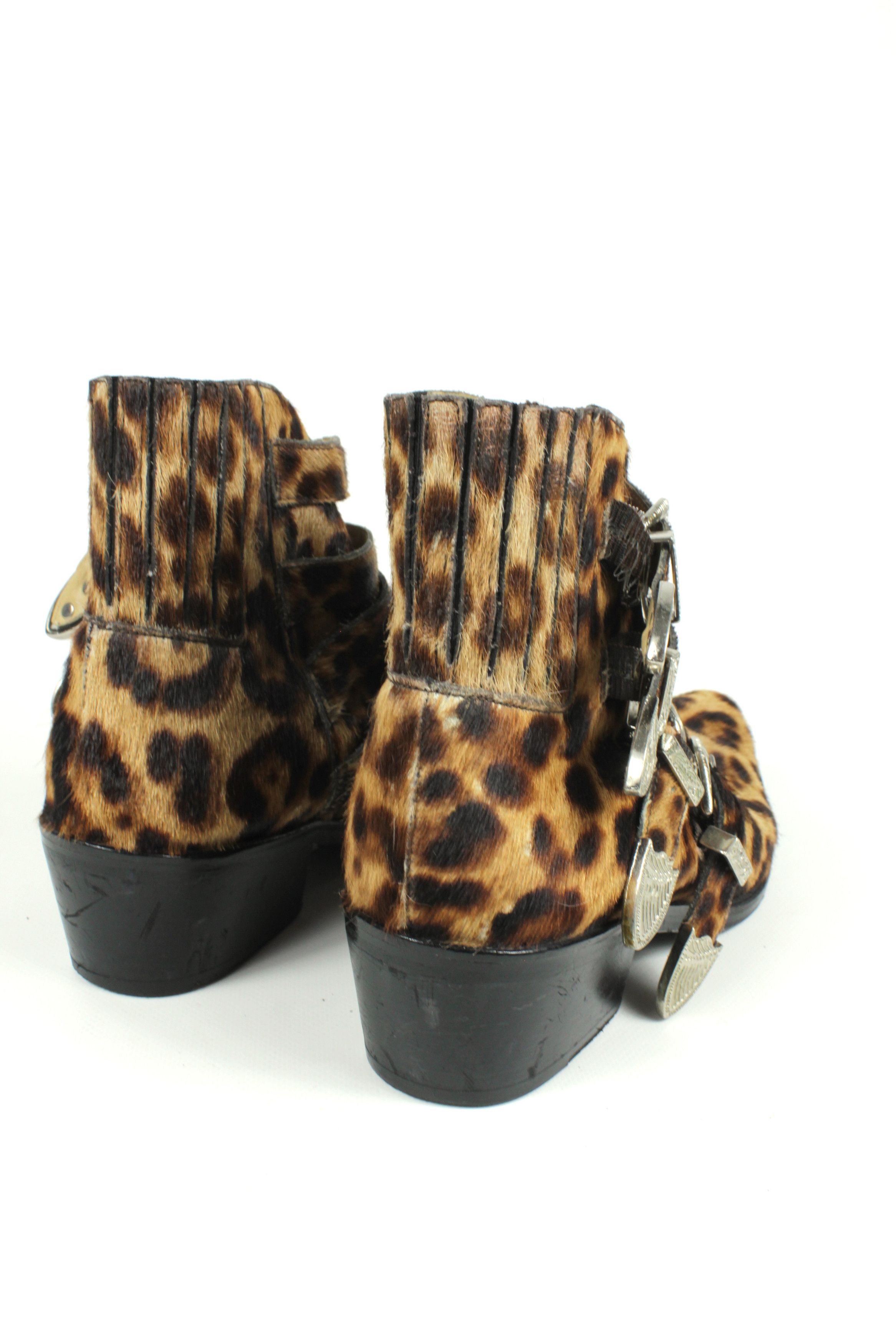 Toga Pulla Toga Pulla Leopard Buckle Western Shoes Size 40 Size US 10 / IT 40 - 4 Thumbnail