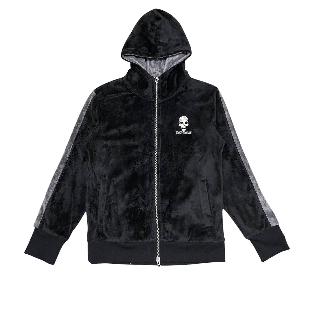 Von Dutch Vintage Von Dutch Skulls Embroidered Zipper Hoodie Size US M / EU 48-50 / 2 - 1 Thumbnail