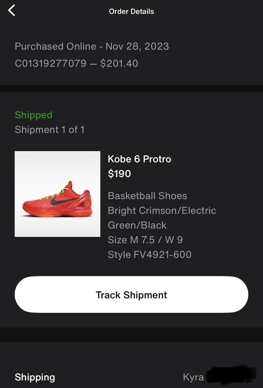 Nike Kobe 6 Reverse Grinch Size US 7.5 / EU 40-41 - 8 Thumbnail