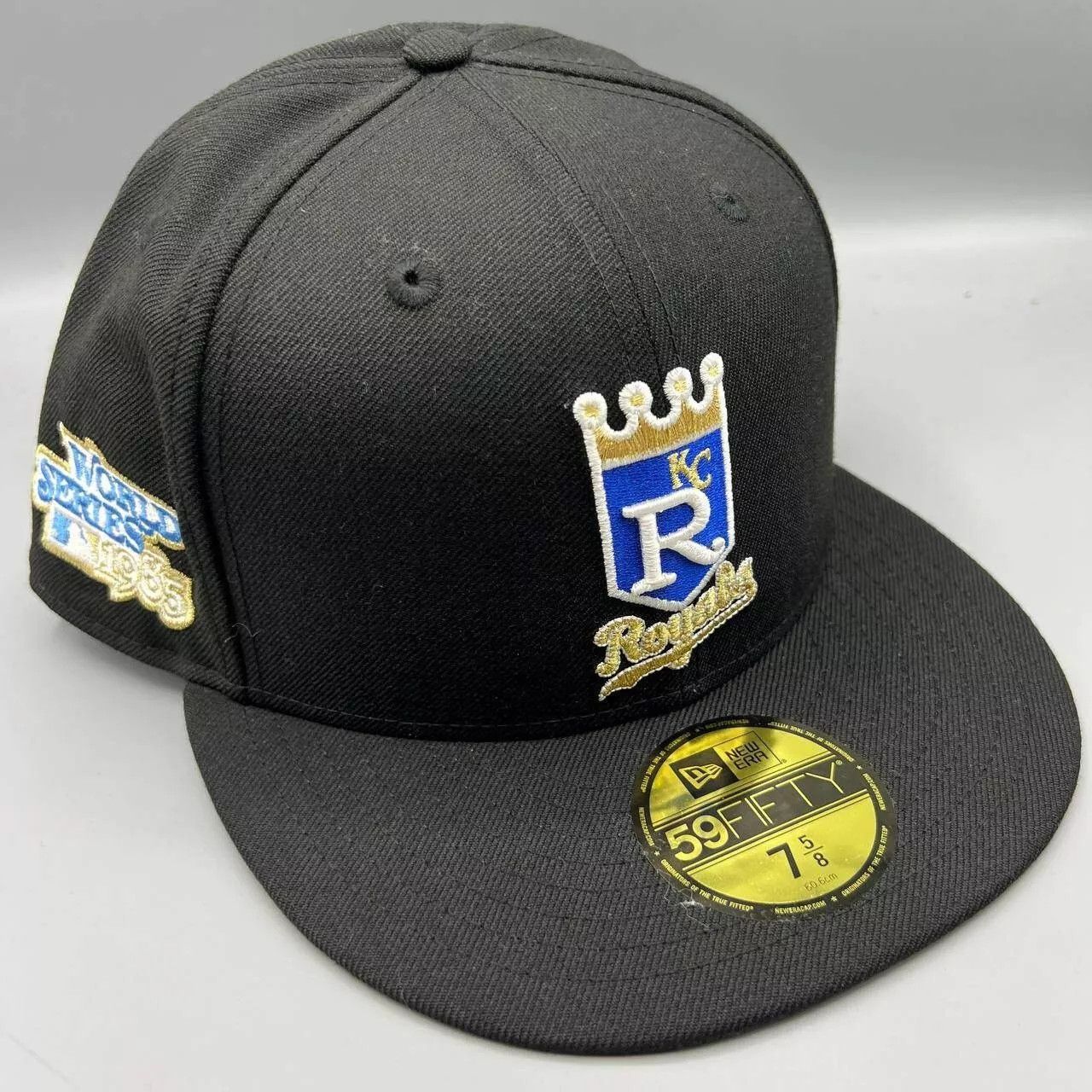 New Era Kansas City Royals Hat Men 7 5/8 59Fifty New Era MLB Fitted Size ONE SIZE - 1 Thumbnail