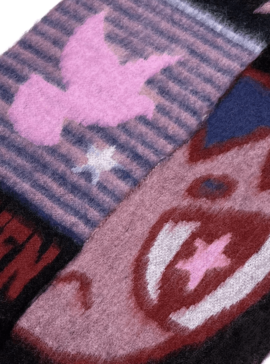 Happy99 H99 x pinkpantheress heaven knows scarves Size ONE SIZE - 2 Thumbnail