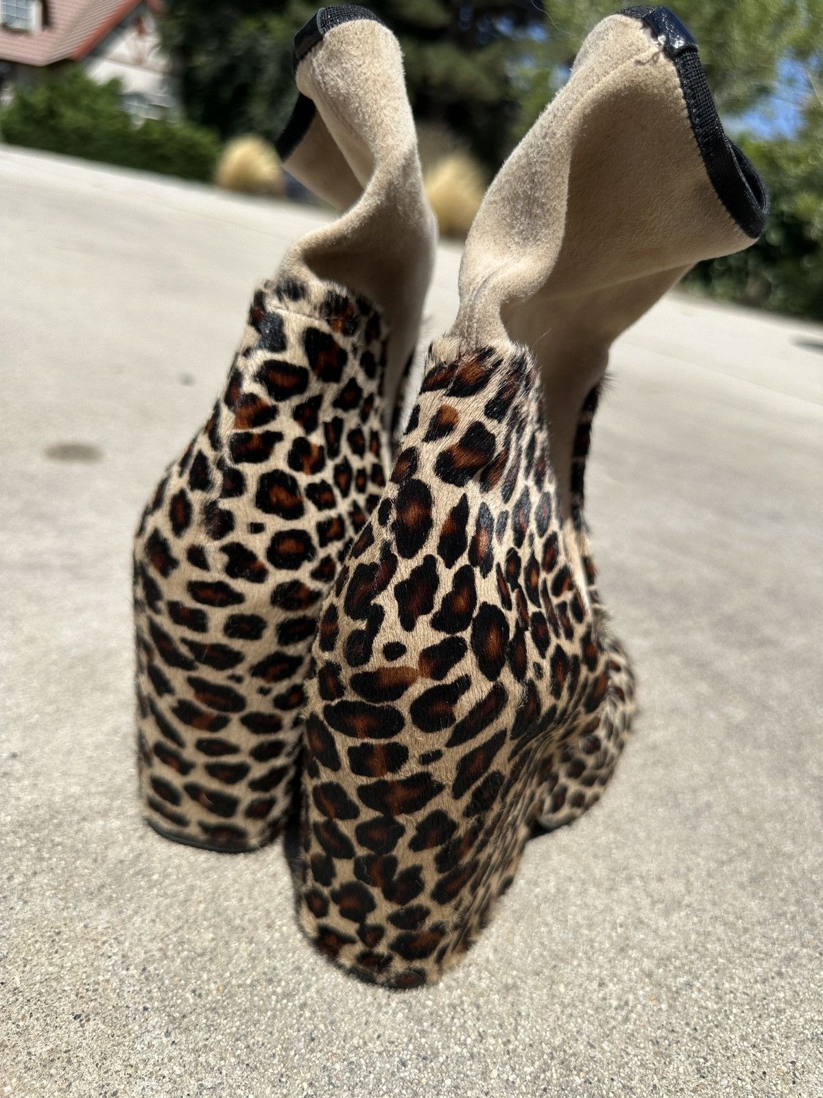 Random Identities Random Identities Cheetah Platform Heels Size US 9 / EU 42 - 4 Thumbnail