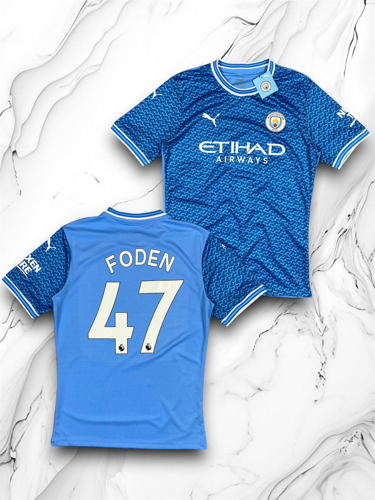 Puma Manchester City Foden 47 Soccer Jersey