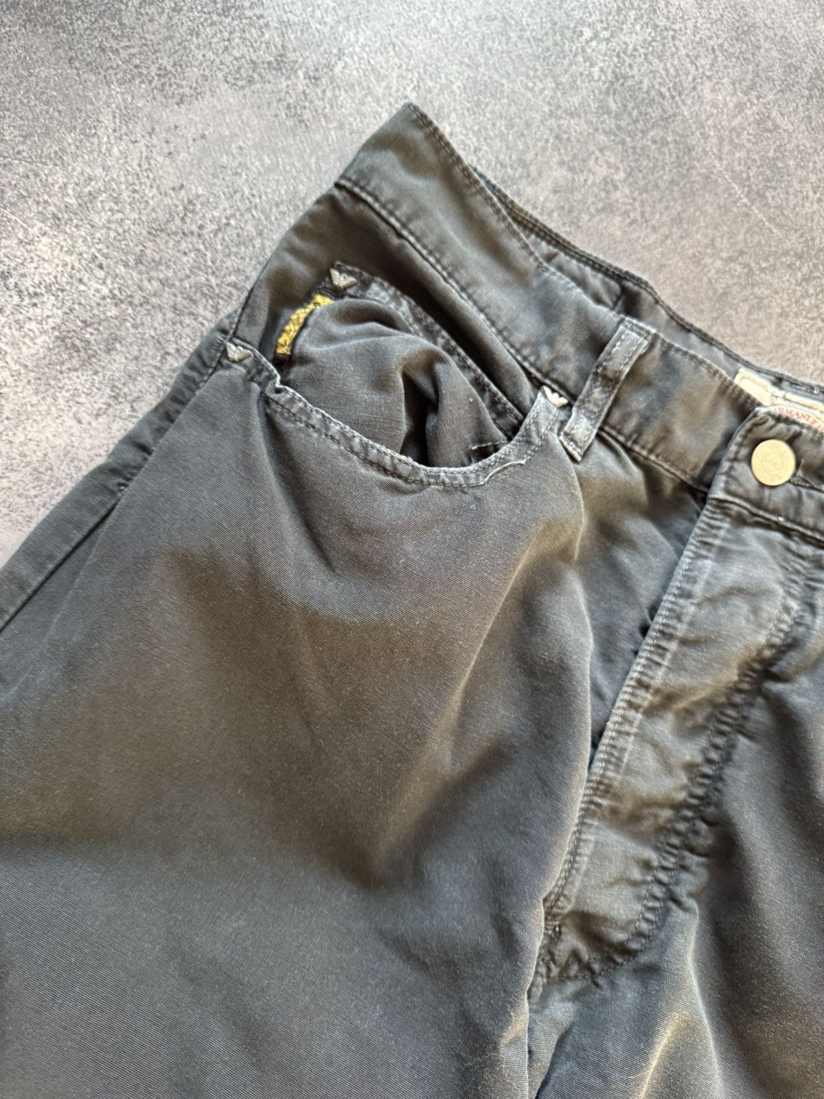 Armani ARMANI VINTAGE METAL LOGO JEANS IF SIX WAS NINE LGB GLAMOUR Size US 30 / EU 46 - 6 Thumbnail
