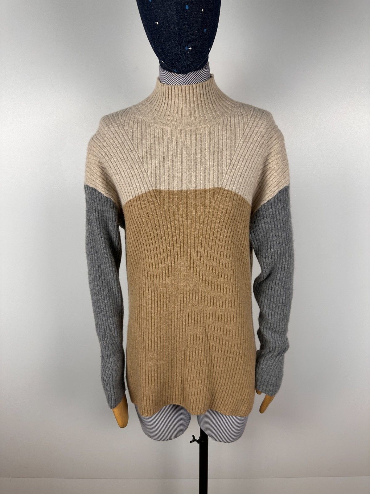 Other M&S Autograph 100% Pure Cashmere Block Jumper Size M Size M / US 6-8 / IT 42-44 - 1 Thumbnail