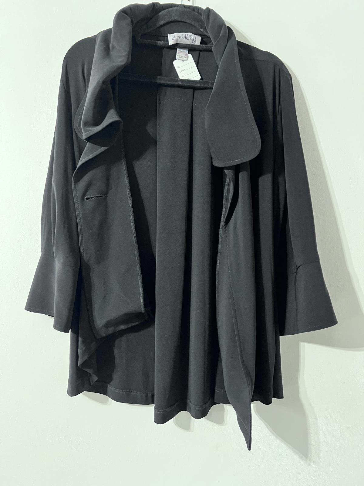 Other Joseph Ribkoff Black Jacket with Statement Collar – UK 12 Size M / US 6-8 / IT 42-44 - 1 Thumbnail