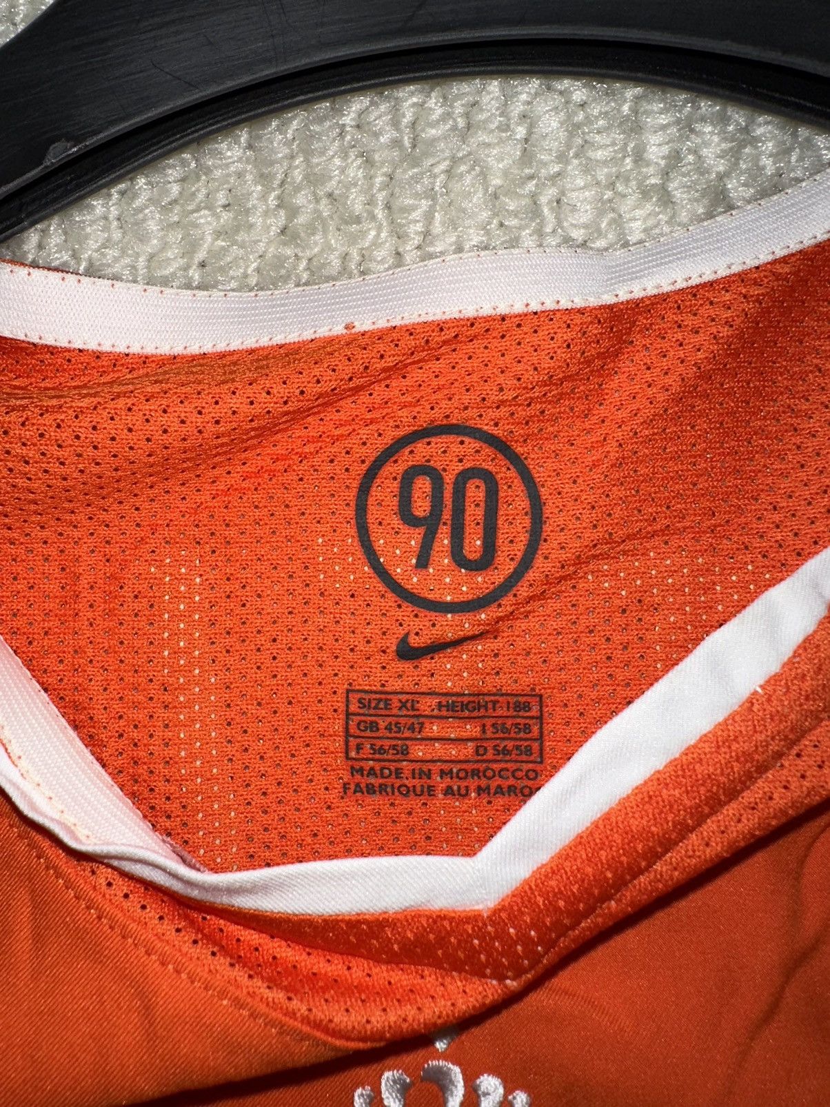 Nike Football jersey Netherlands Holland Home 2004 New Tag Size US XL / EU 56 / 4 - 6 Thumbnail