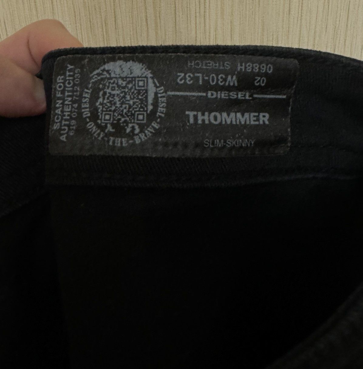 Diesel × Vintage Diesel rare Y2K vintage black denim thommer pants punk Size US 30 / EU 46 - 10 Thumbnail