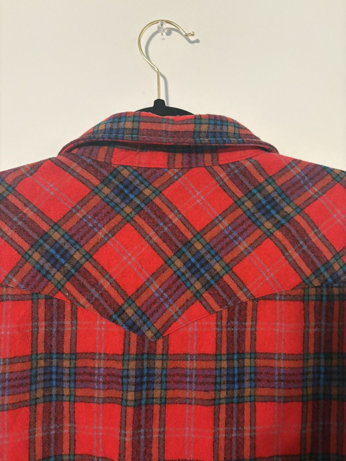 Pendleton × Vintage 1960s Pendleton pearl snap button-up 100% wool made in USA Size US XL / EU 56 / 4 - 9 Thumbnail