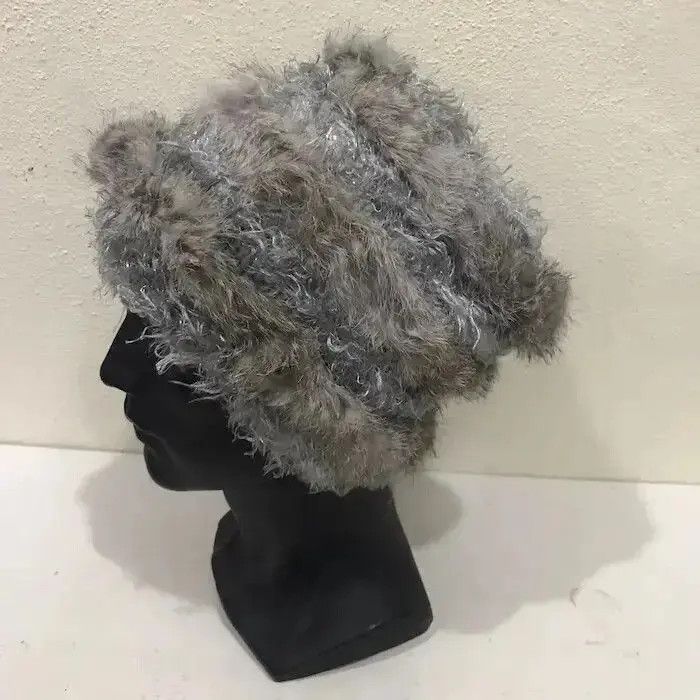 Japanese Brand Japanese Brand Fur Fleece Beanie Hat Size ONE SIZE - 2 Thumbnail