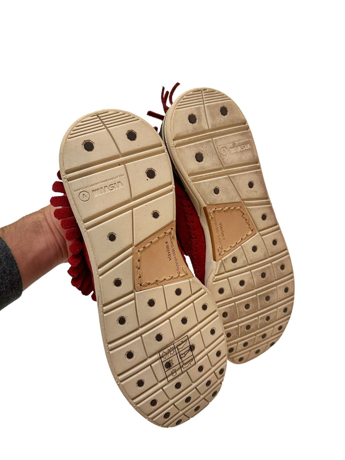 Visvim Maliseet Shaman-Folk Red Suede Moccasin Size US 8.5 / EU 41-42 - 6 Thumbnail