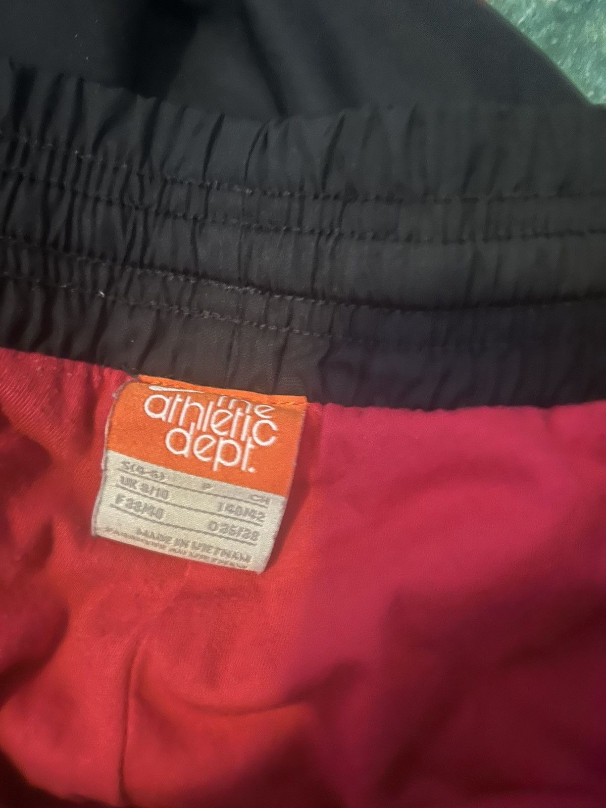 Nike RARE Vintage Nike Pants Red & Black Windbreaker Track Pants Size US 28 / EU 44 - 3 Thumbnail