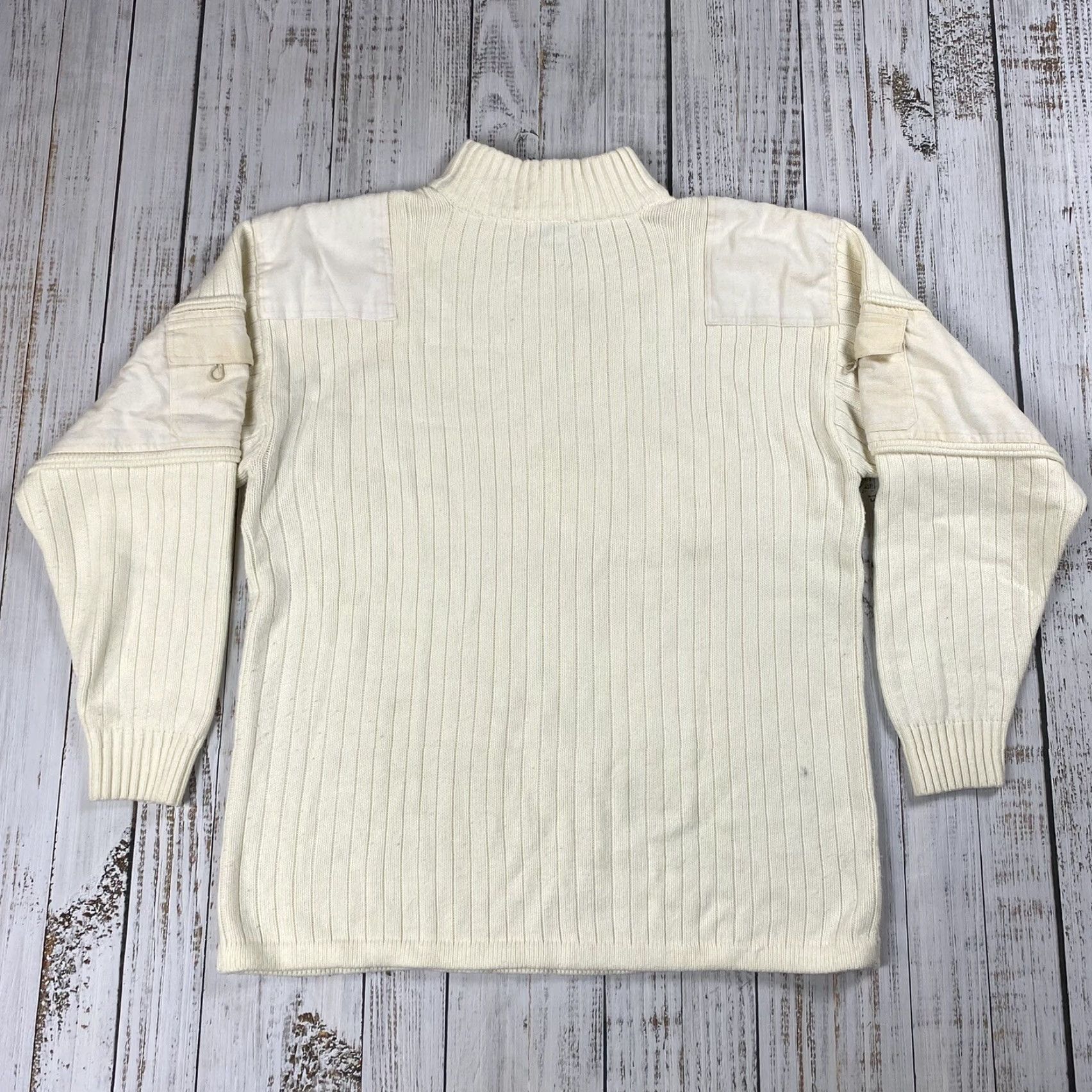 Alife VTG Y2K 90S PLATINUM LIFE BIGGIE FOX BIGGIE SWEATER IVORY CHECKERED RAPPER KNIT PULLOVER MEN XL BARE FOX BIGGIE IVORY CHECKERED 90s HIP HOP Size US XL / EU 56 / 4 - 6 Thumbnail