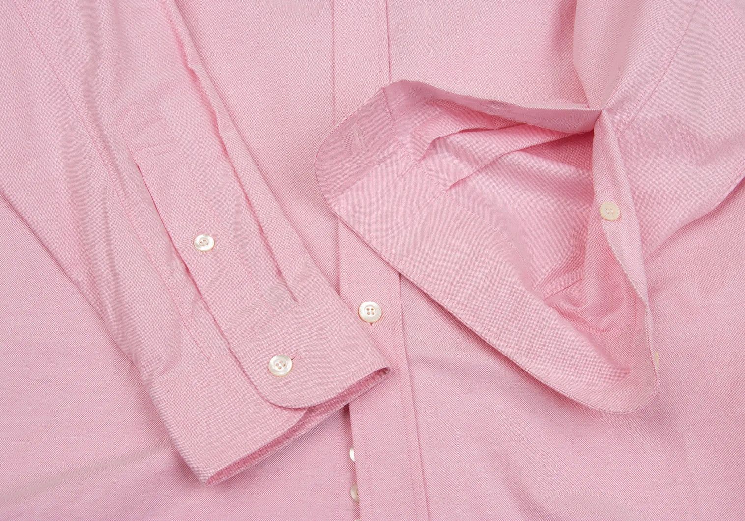 Junya Watanabe Cotton Point Embroidery Button-Down Shirt Pink M Size US M / EU 48-50 / 2 - 6 Thumbnail