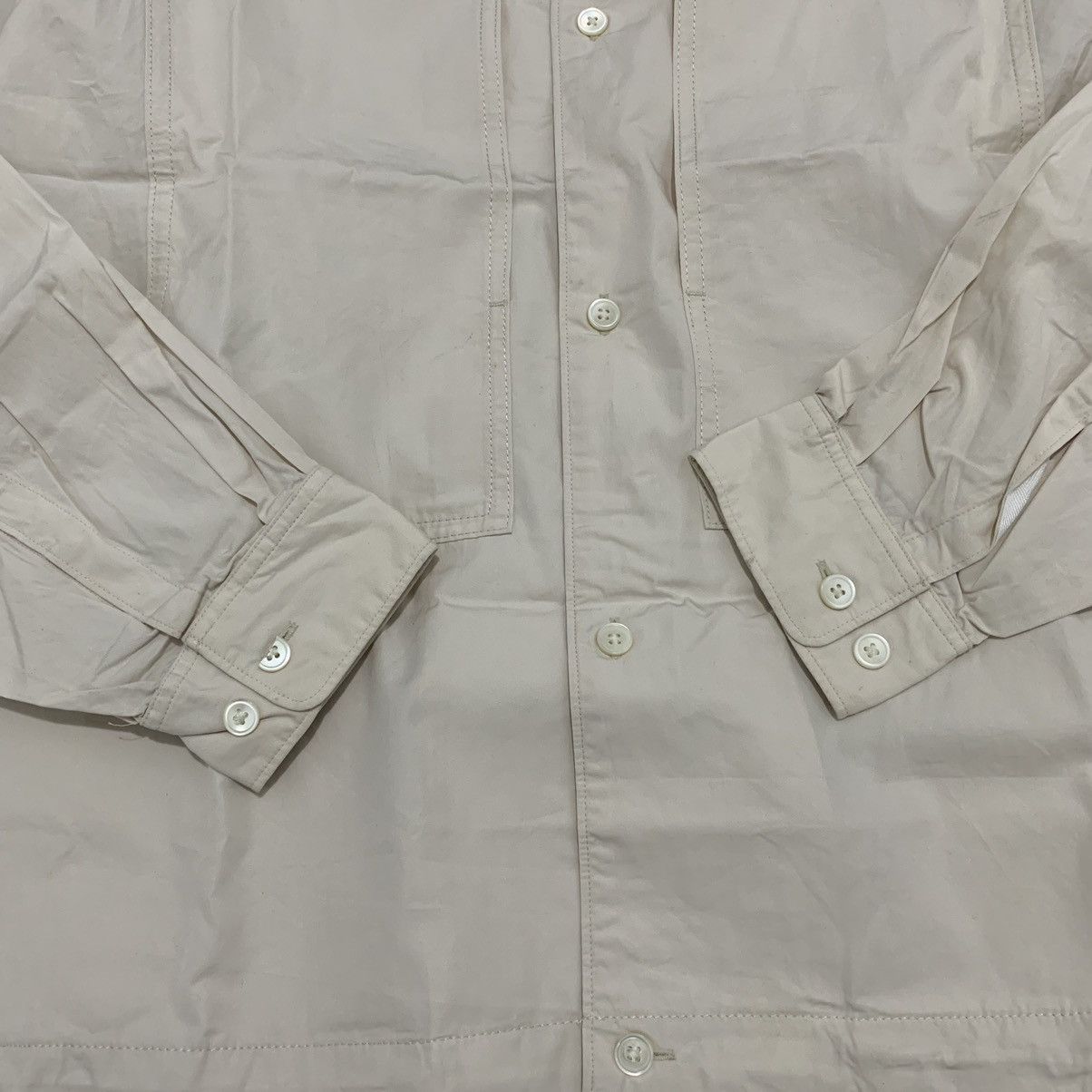 Jil Sander × Uniqlo Jil Sander x Uniqlo Nylon Double Pocket Shirt Size US L / EU 52-54 / 3 - 4 Thumbnail