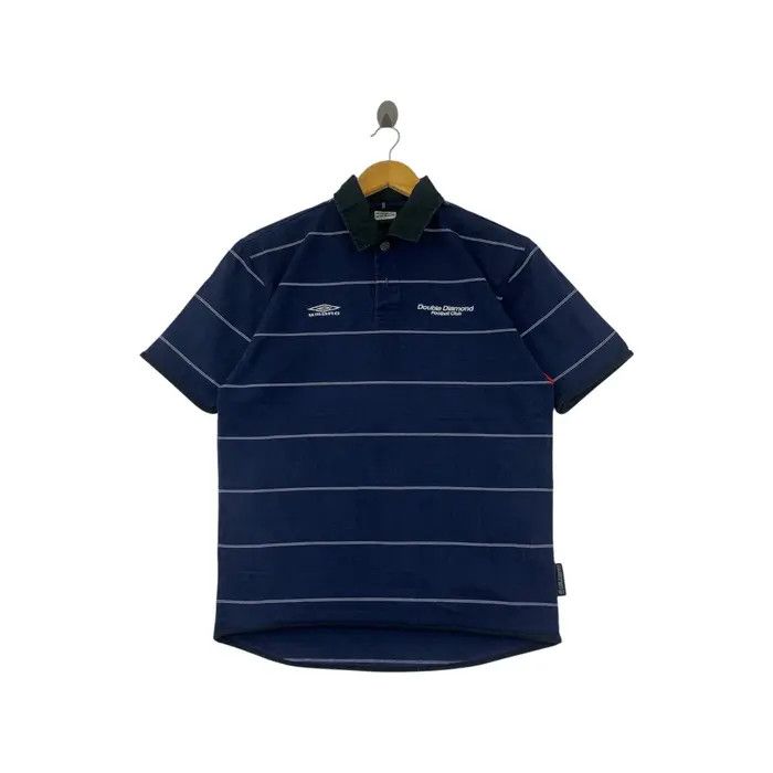 Umbro Vintage UMBRO DOUBLE DIAMOND Football Club Polo Size US M / EU 48-50 / 2 - 1 Thumbnail
