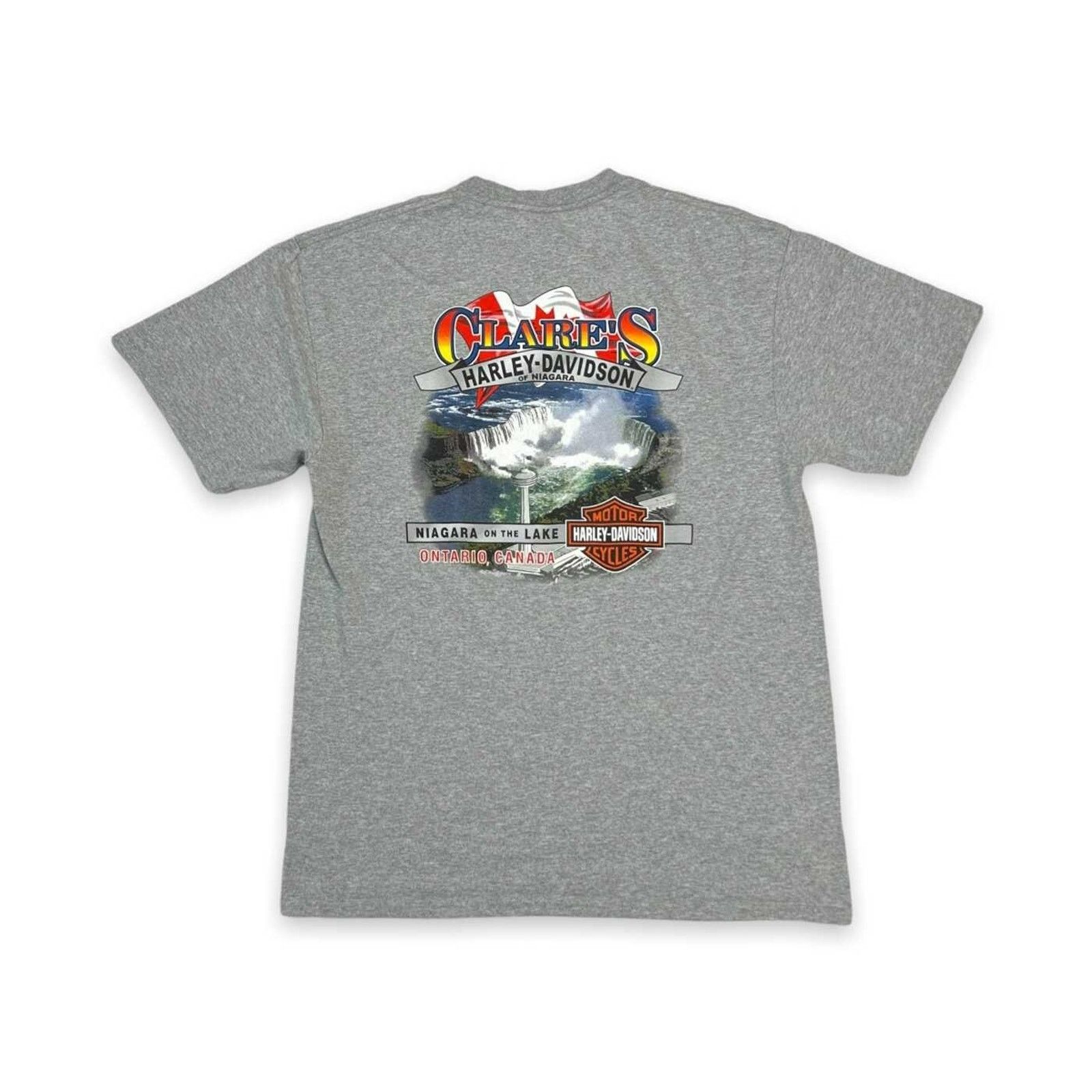 Harley Davidson × Vintage 2017 Harley Davidson T Shirt Niagara Motorcycle Biker Tee Size US L / EU 52-54 / 3 - 4 Thumbnail