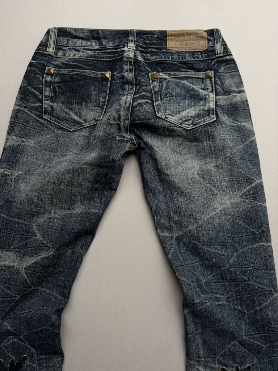 Japanese Brand Tvs lace up flare jeans Size US 28 / EU 44 - 6 Thumbnail