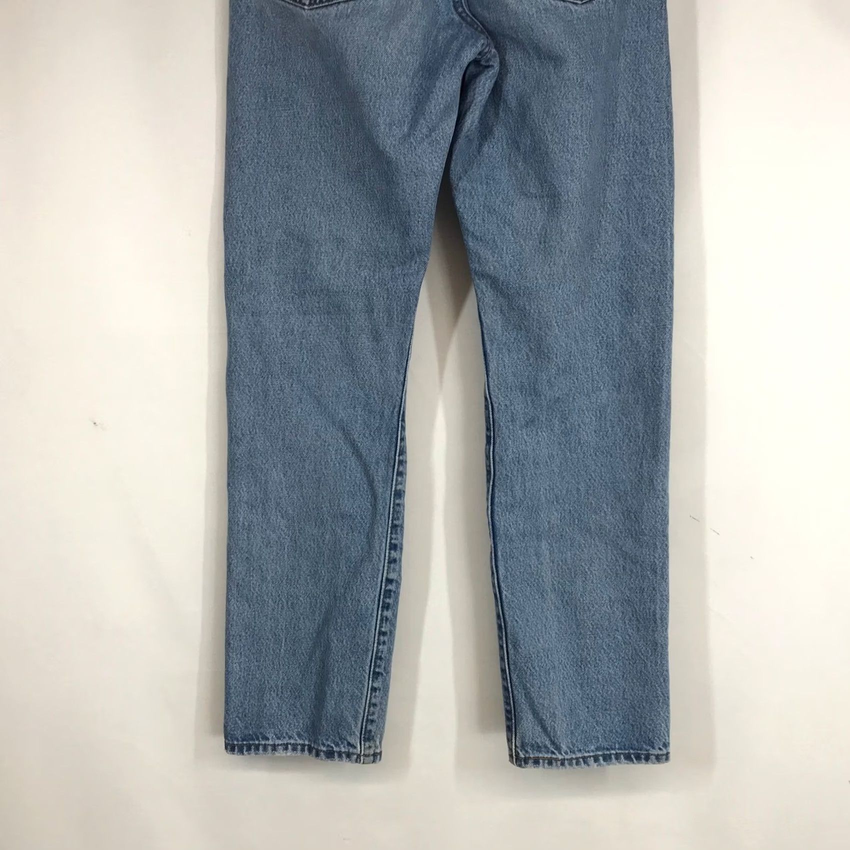 Levi's Levi'S 501 Original Fit Straight Leg Light Wash Blue Denim Jeans W24 L30 - Classic Size 40" / US 18 - 6 Thumbnail