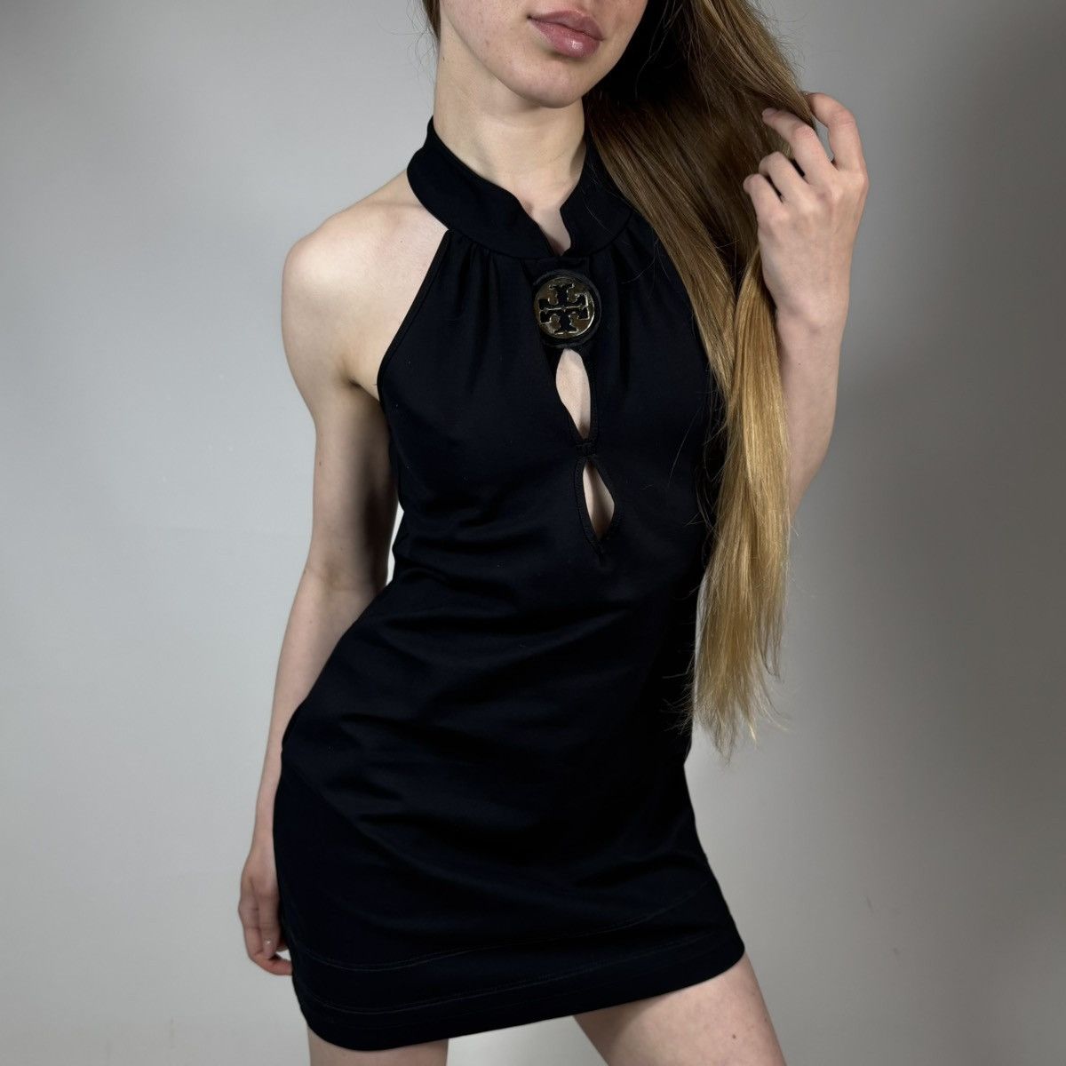 Tory Burch Vintage Y2K Tory Burch Luxury Casual Classic Mini Dress Size M / US 6-8 / IT 42-44 - 3 Thumbnail