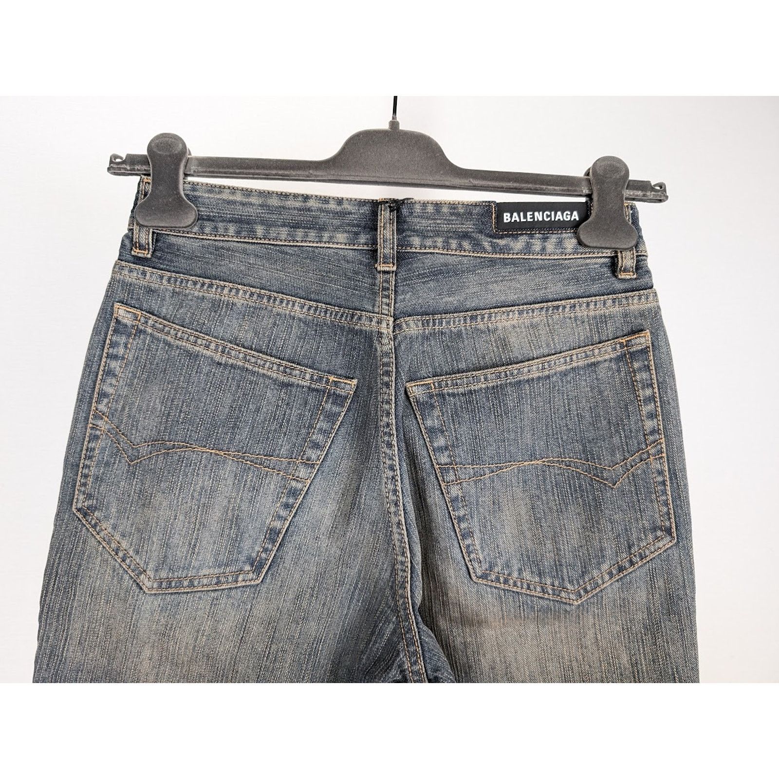 Balenciaga o1rshd1 Denim Shorts in Light Blue Size US 32 / EU 48 - 10 Thumbnail