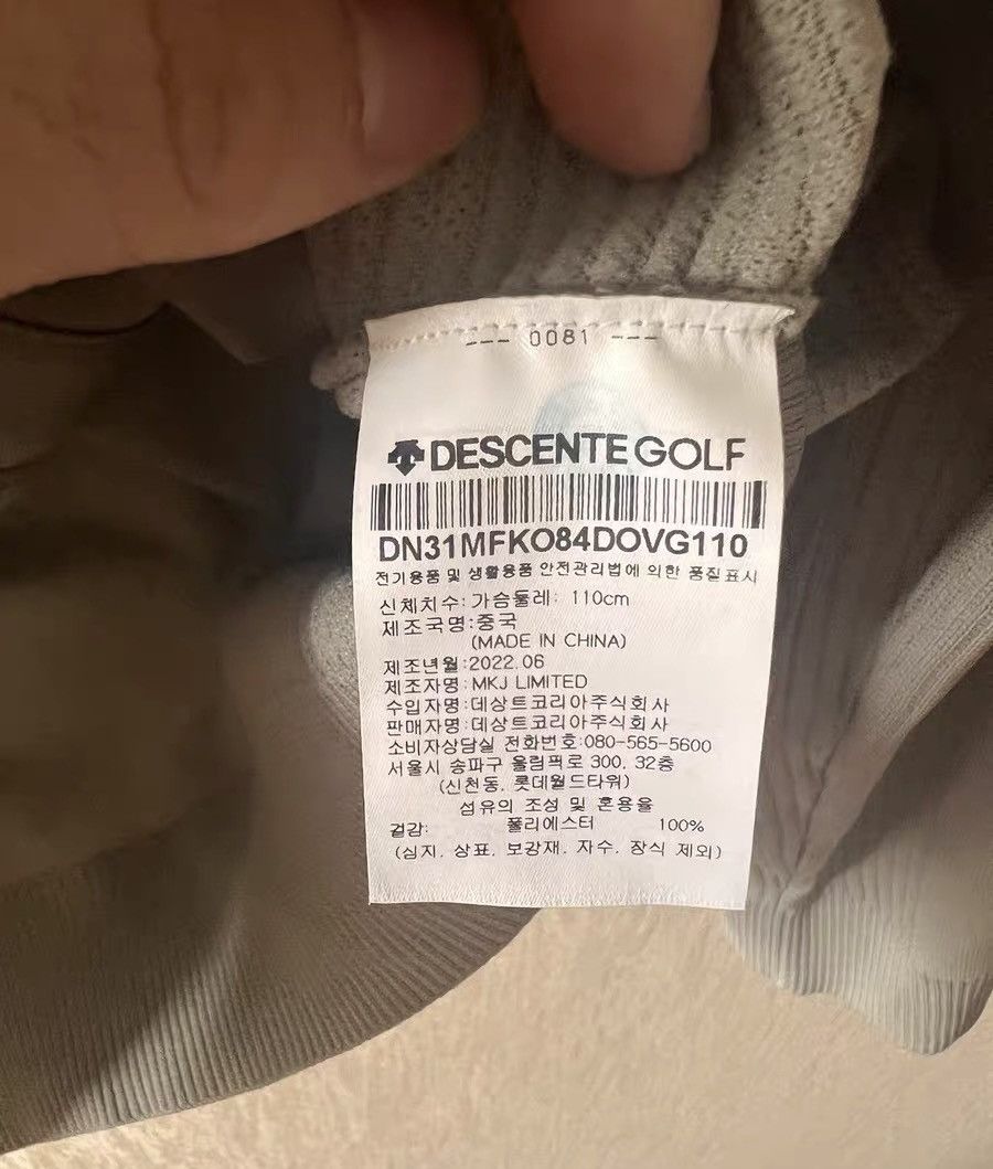 Descente DESCENTE Knitted Jacket Size US XL / EU 56 / 4 - 6 Thumbnail