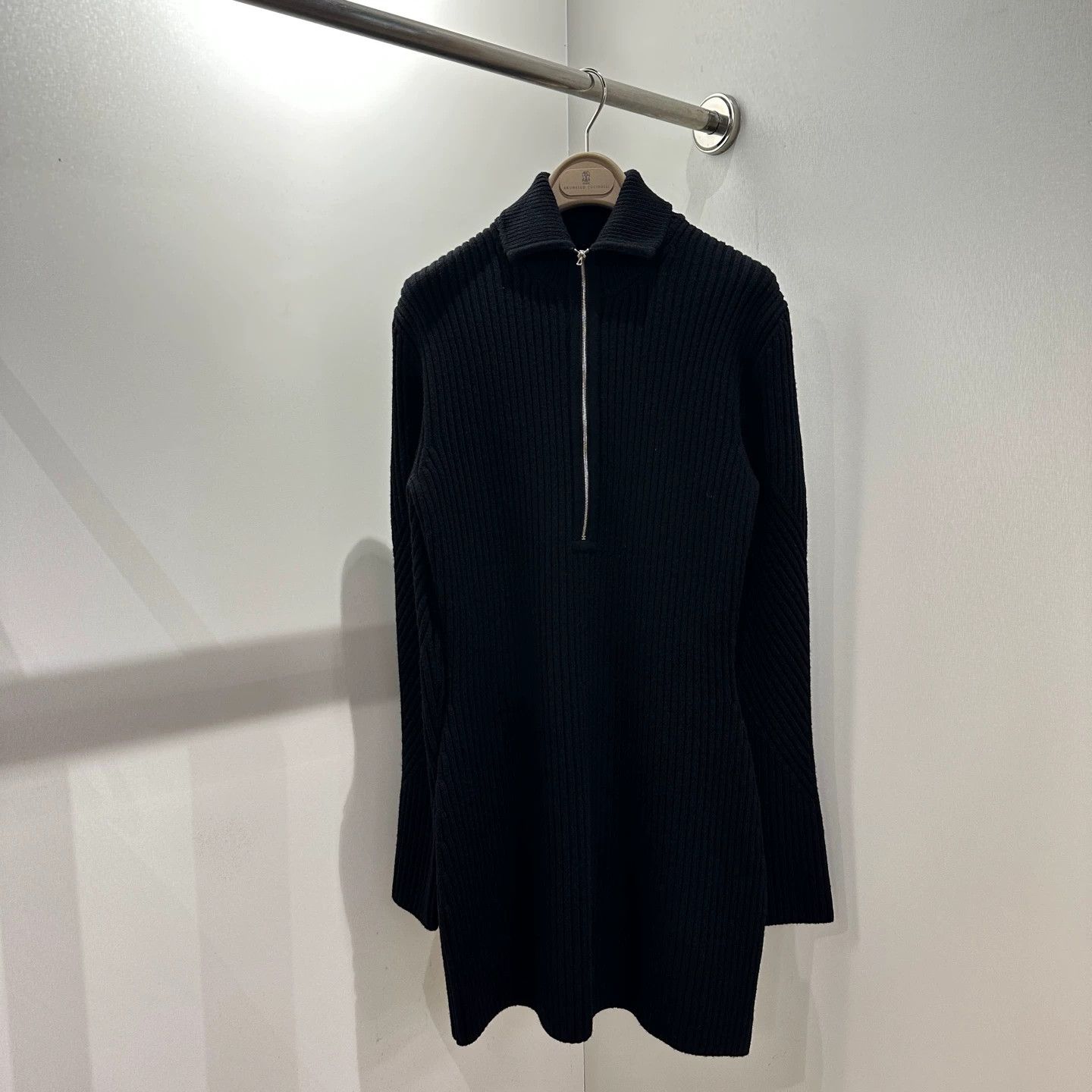 Hermes Hermes may506 Half-Zip Wool Dress 40 Size M / US 6-8 / IT 42-44 - 1 Thumbnail