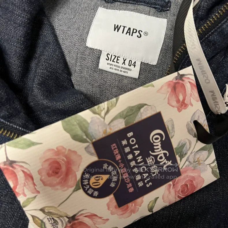 Wtaps Wtaps Blue denim hoodie Size US XL / EU 56 / 4 - 4 Thumbnail