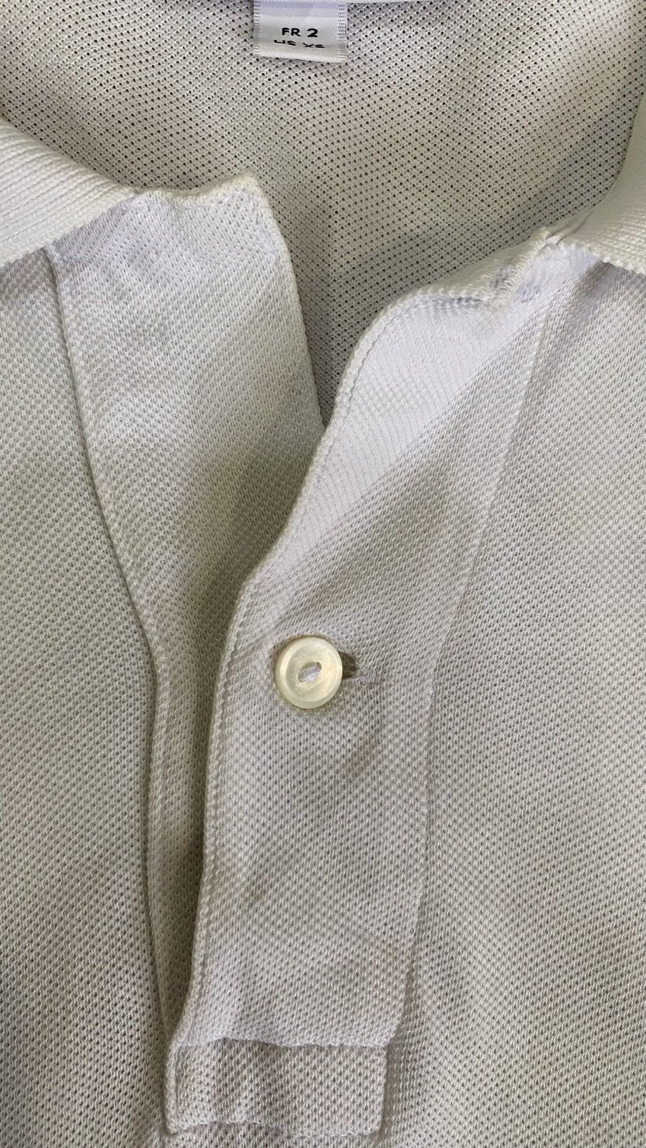 Lacoste Lacoste L1212AL Classic Fit White Polo Shirt Size US XS Size US XS / EU 42 / 0 - 6 Thumbnail