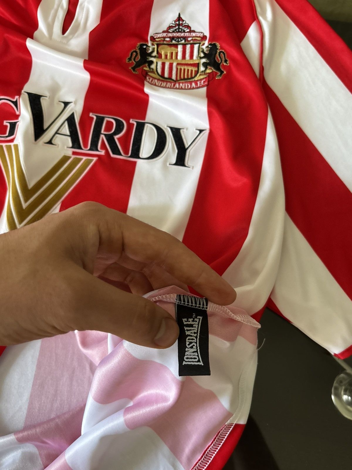 Lonsdale 🔥 Sunderland jersey 🔥 Size US L / EU 52-54 / 3 - 8 Thumbnail