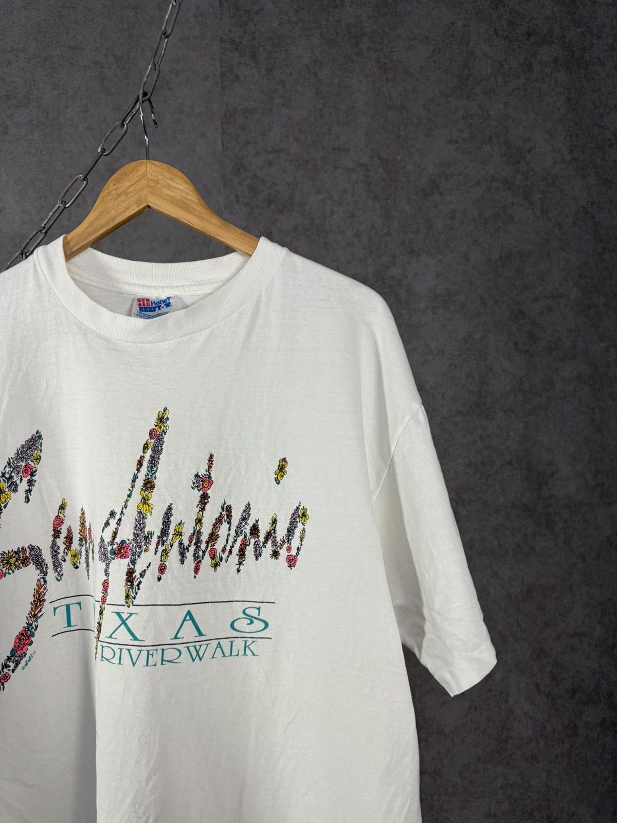 Vintage San Antonio Texas 1993 made in USA hanes vintage tee Size US XL / EU 56 / 4 - 2 Thumbnail