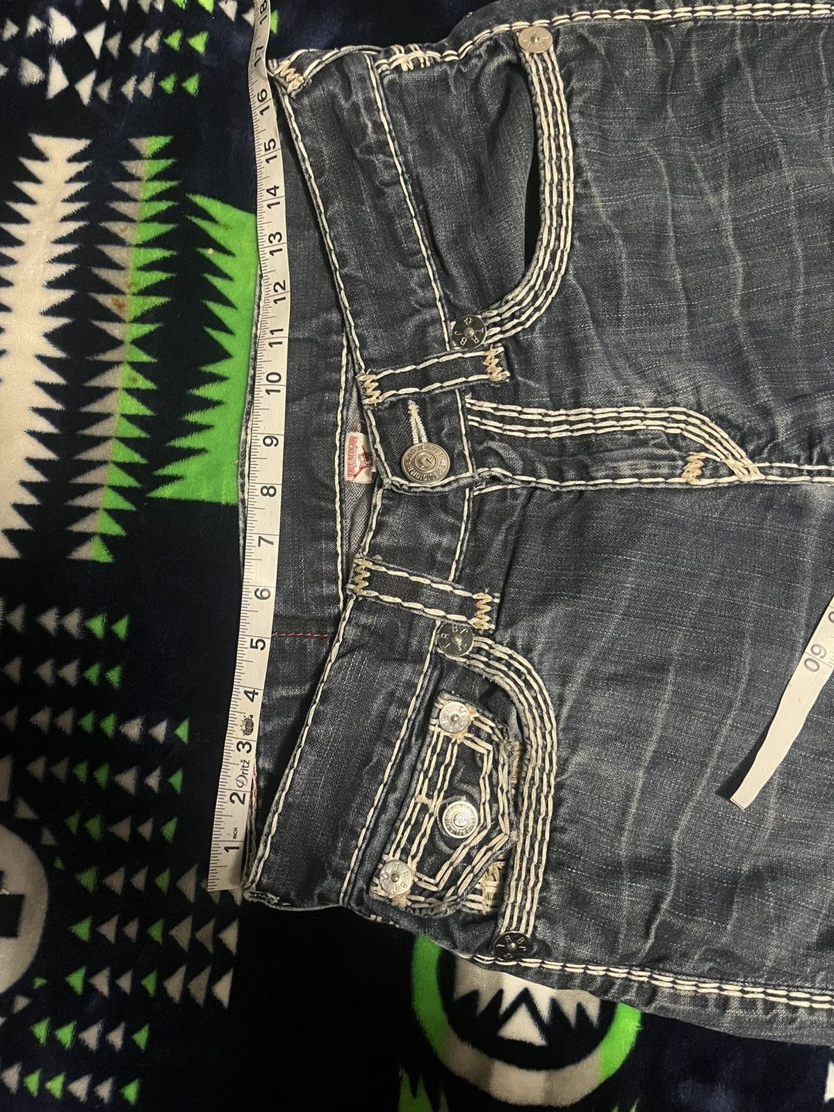 True Religion true religion jeans navy and gold super qt Size US 32 / EU 48 - 7 Thumbnail