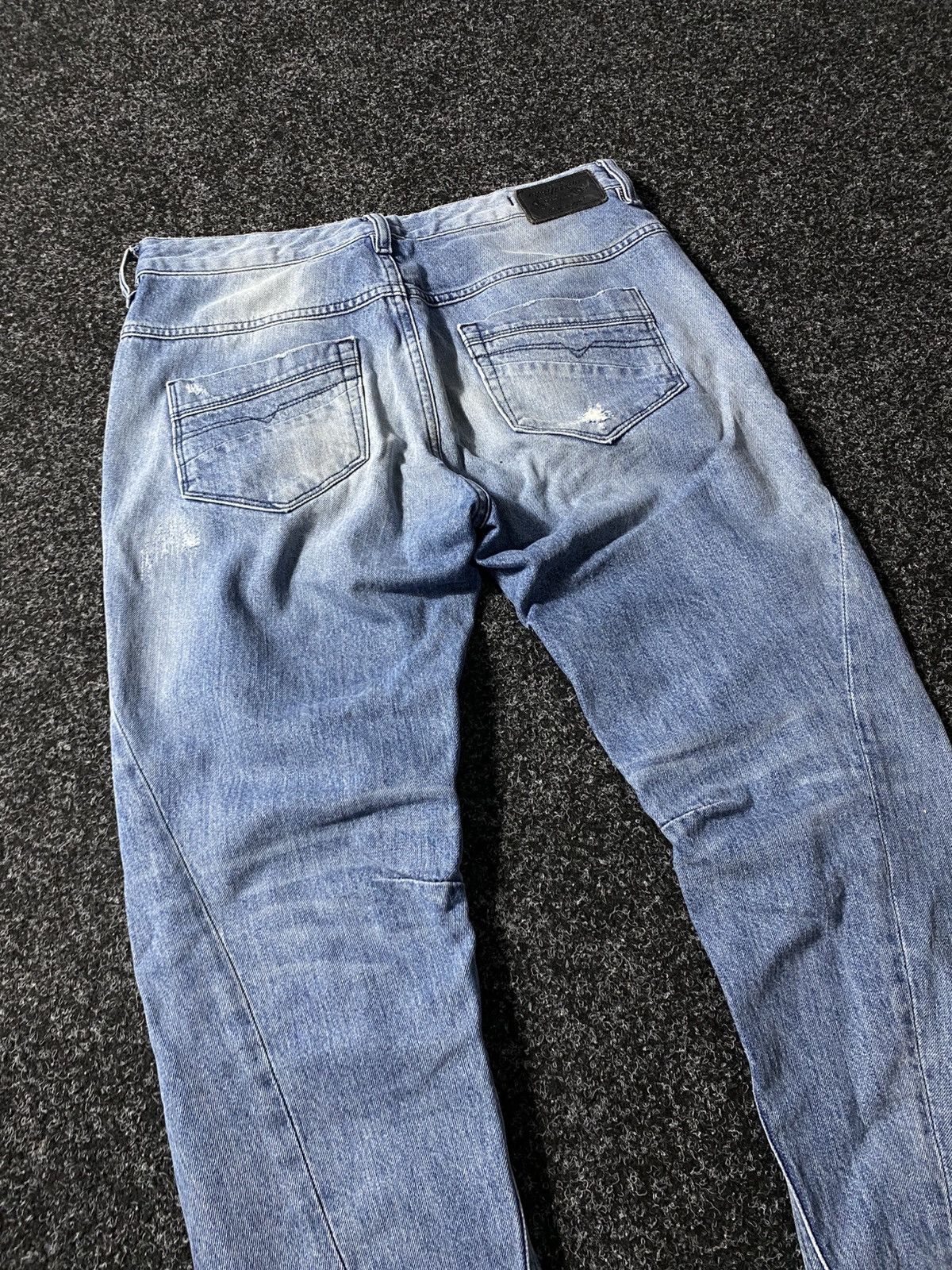 Diesel × If Six Was Nine × Vintage Vintage 90s Y2K Distressed Diesel Industry Jeans baggy pants Size 27" / US 4 / IT 40 - 13 Thumbnail