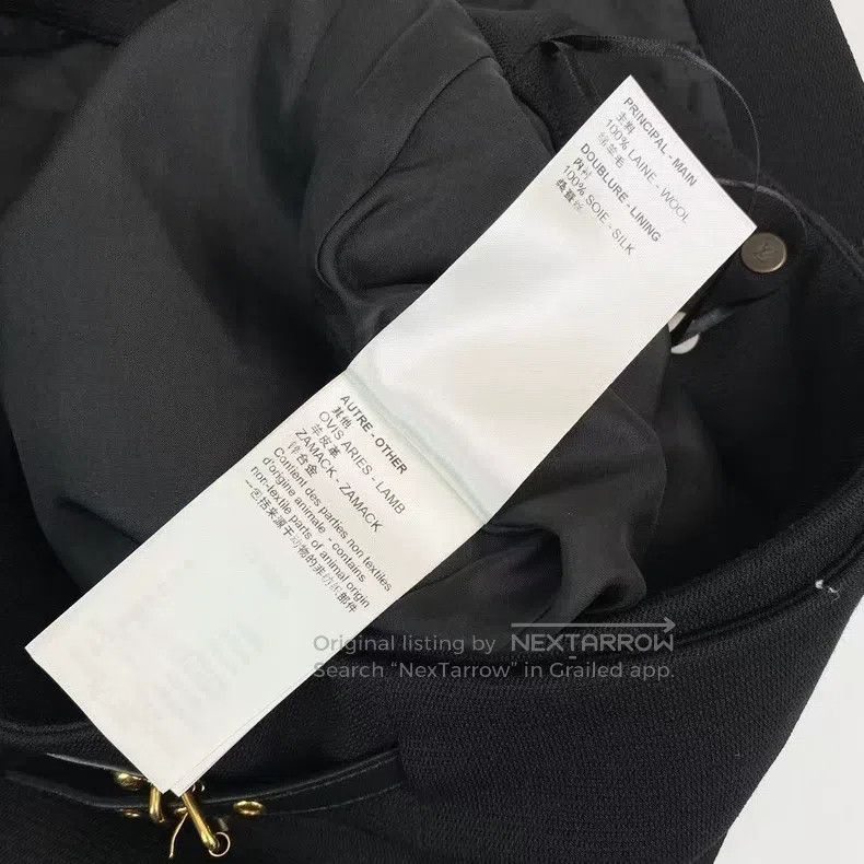 Louis Vuitton Louis Vuitton 23ss Black Tie Wrap Mini Skirt Size 33" - 5 Thumbnail