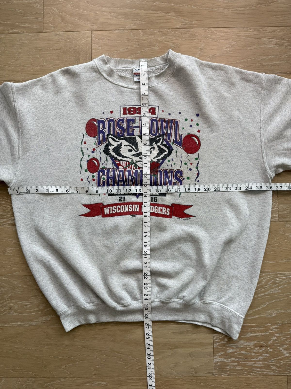 NCAA Vintage Wisconsin Badgers Rose Bowl Champions 94 Sweatshirt Size US L / EU 52-54 / 3 - 4 Thumbnail