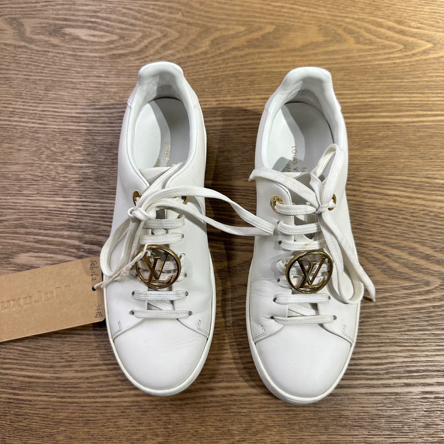 Louis Vuitton Louis Vuitton Frontrow Gold Label Sneakers Women's 34 Size US 4.5 / IT 34.5 - 2 Thumbnail