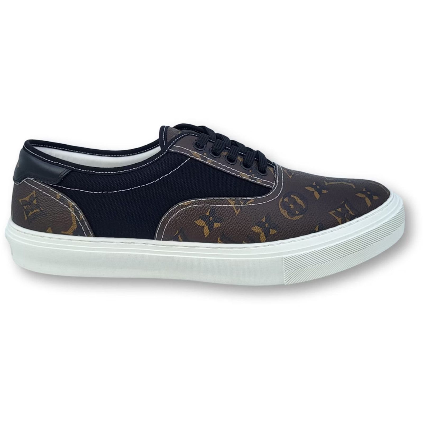 Louis Vuitton Louis Vuitton Trocadero Richelieu Black Monogram Logo Low Size US 9 / EU 42 - 3 Thumbnail