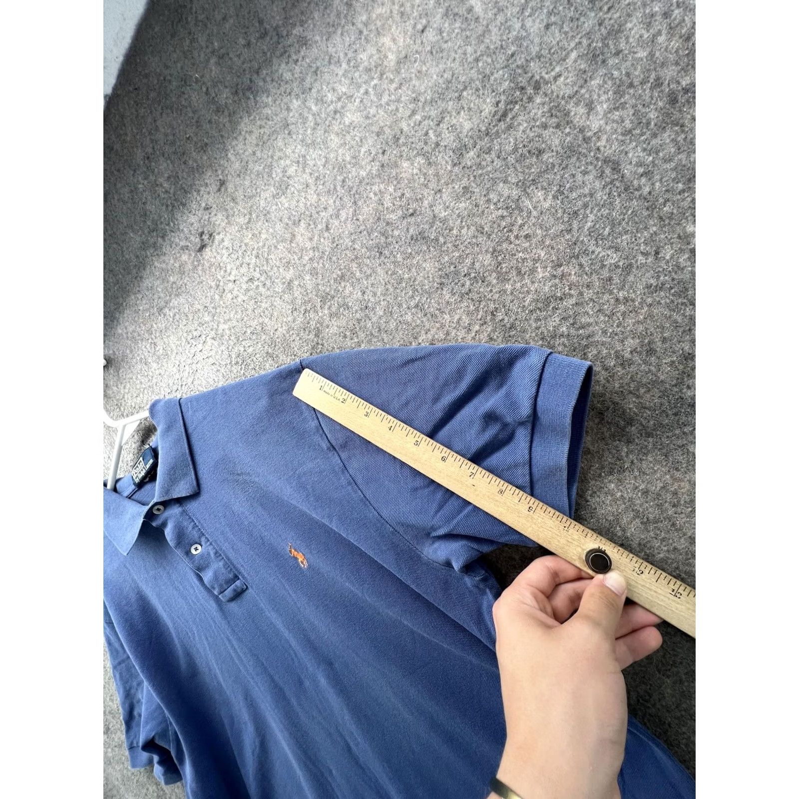 Polo Ralph Lauren Polo By Ralph Lauren Polo Shirt Mens L Blue Solid Pony Logo Pique Casual Size US L / EU 52-54 / 3 - 4 Thumbnail