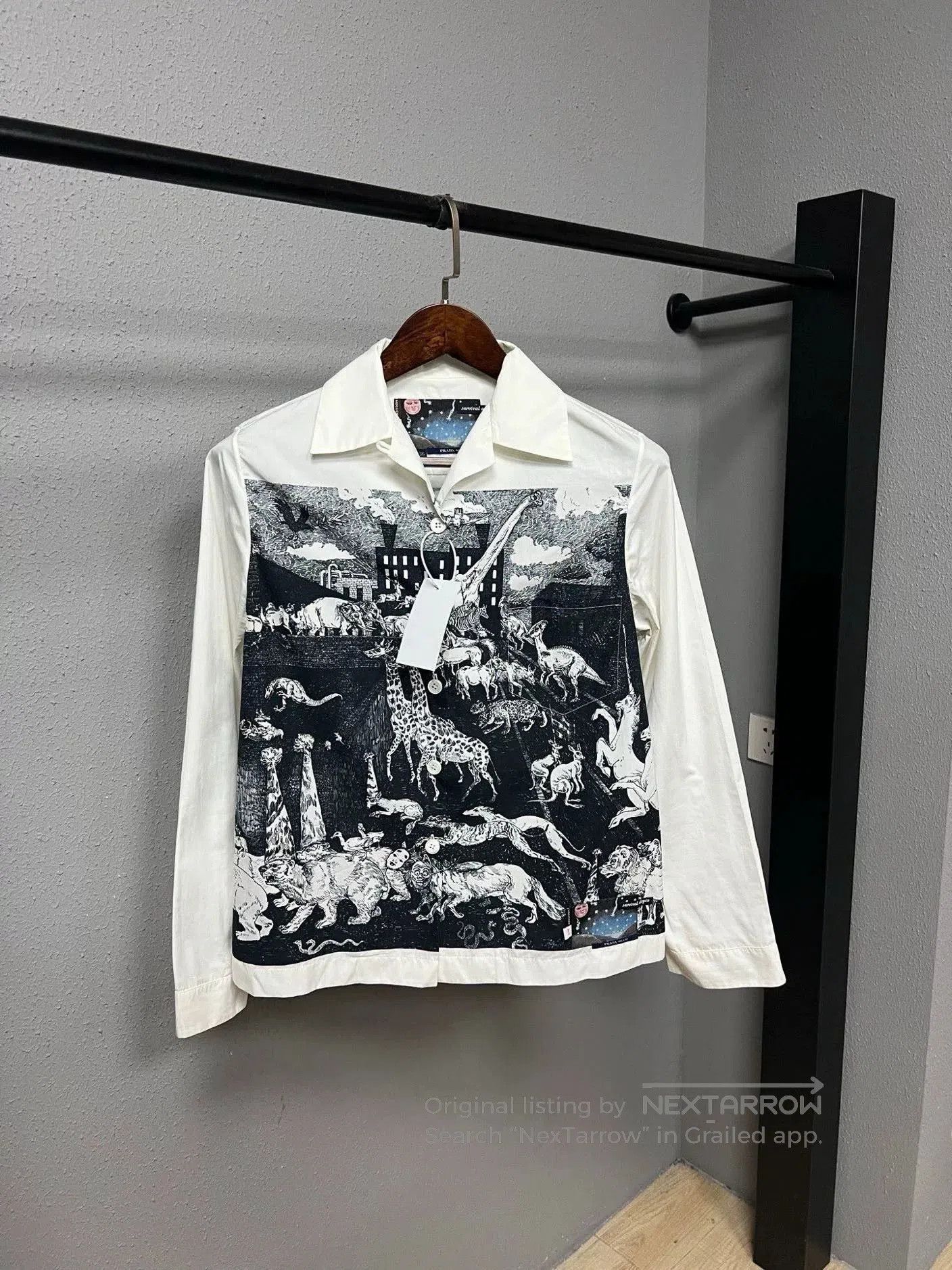 Prada Prada Artist Collaboration Shirt. Size S / US 4 / IT 40 - 1 Thumbnail