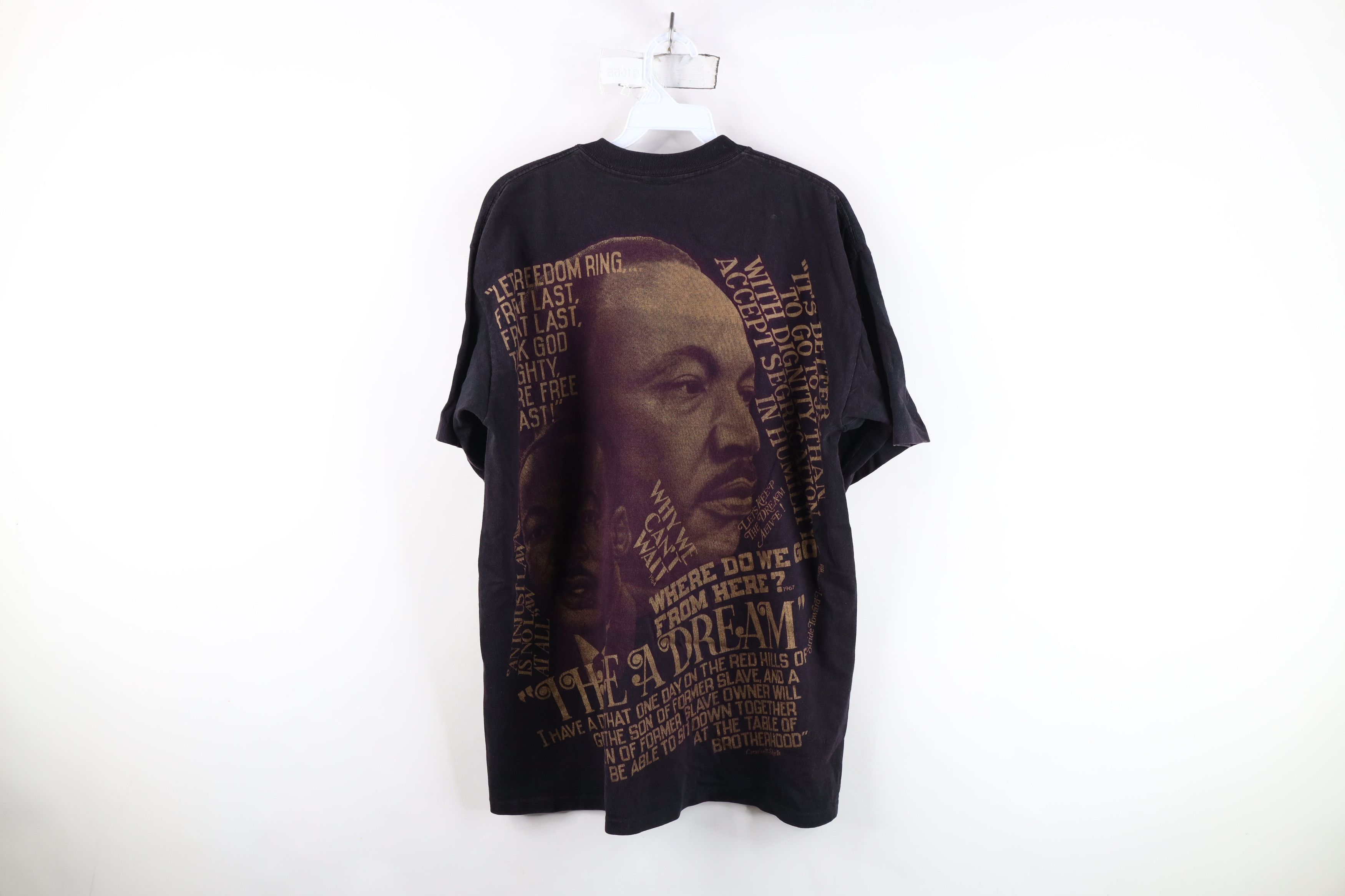 Vintage Vintage 90s Martin Luther King Jr All Over Print T-Shirt Size US XL / EU 56 / 4 - 14 Thumbnail