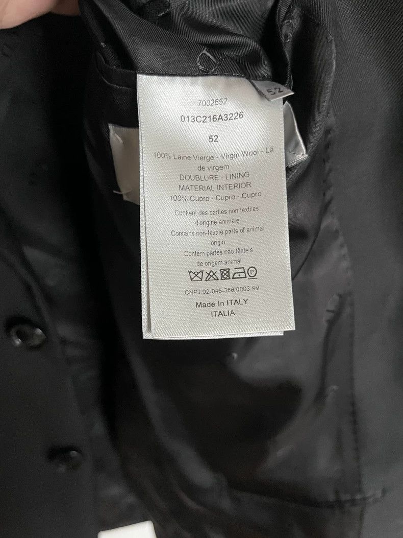Dior Dior Black suit with logo on the chest 2502-Nextarrow Size 52R - 7 Thumbnail