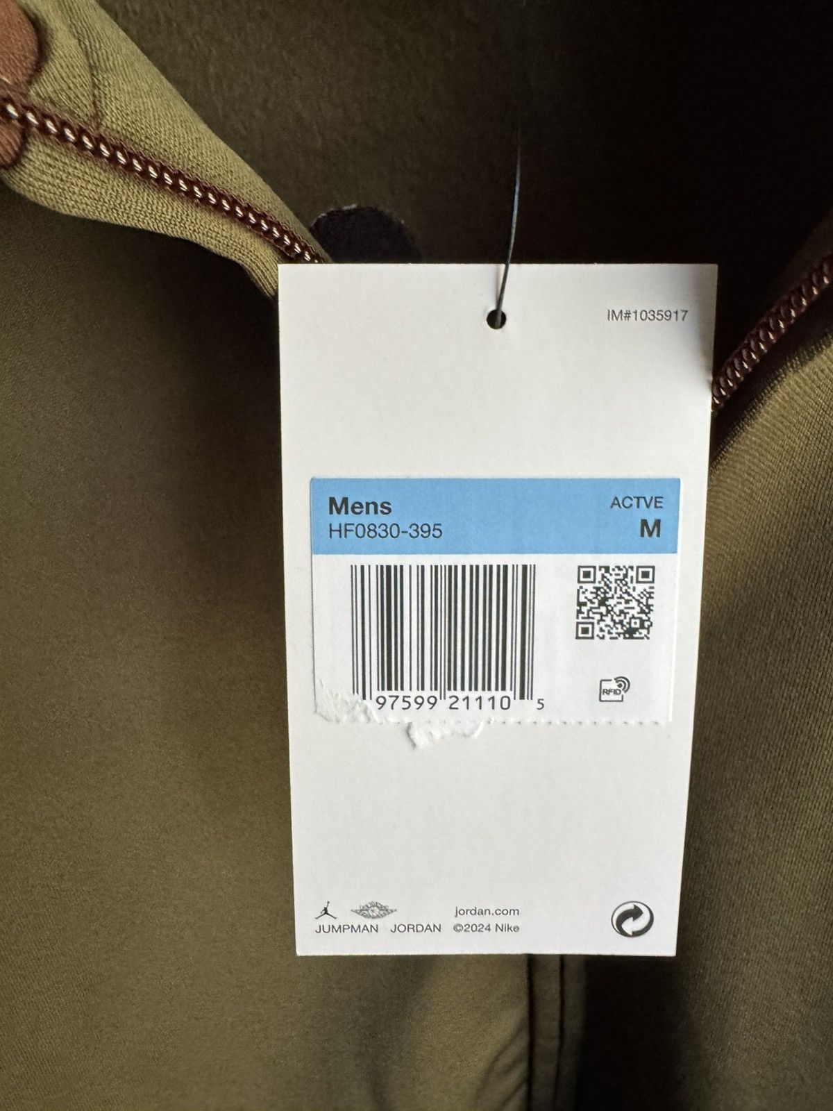 Jordan Brand × Supreme Supreme Jordan Tricot Track Jacket Olive Size US M / EU 48-50 / 2 - 9 Thumbnail